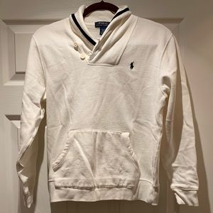 Boys Polo Shawl Sweater